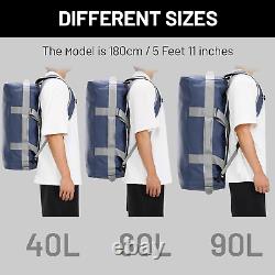 Water Resistant Backpack Duffle Heavy Duty Convertible Duffle Bag with Backpack