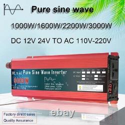 1000w 1600w 2200w 3000w Marque Nouvelle Voiture Maison Solar Power Pure Sine Wave Inverters