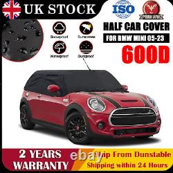 1X Housse de voiture demi-toit protecteur heavy duty 600D pour BMW Mini Cabriolet 05-23