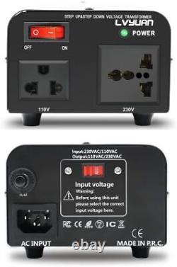 500W Transformateur LVYUAN Élévateur Abaisseur 100V / 110V-220V / 240V Gratuit / 8646