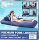 Aqua Premium Convertible Pool Float Lounge Extra Large Heavy Duty, Inflatabl