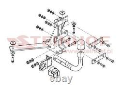Attelage Steinhof (fixations à 2 boulons) pour Saab 9-3 Cabriolet 2003-2014