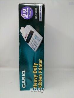 Casio Dr-210hd Calculatrice D'impression De Bureau D'impôt Et D'échange Heavy-duty 2 Couleur Nos