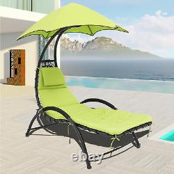 Chaise De Salon Grand Jardin Robuste Sun Canopy Bed Avec Coussin Thicken
