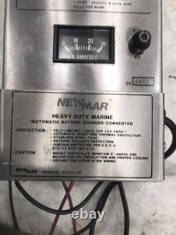 Chargeur convertisseur de batterie marine lourd Newmar New Mar HDM 30 Utoma IC