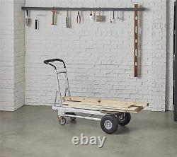Chariot à bras robuste à roulettes Dolly pour le déplacement d'appareils électroménagers et de meubles en acier de 4 pouces.