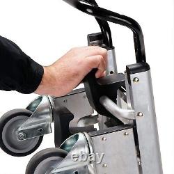 Chariot à bras robuste à roulettes Dolly pour le déplacement d'appareils électroménagers et de meubles en acier de 4 pouces.