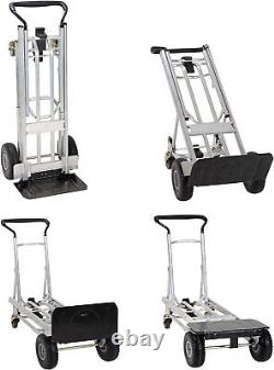 Chariot à bras robuste à roulettes Dolly pour le déplacement d'appareils électroménagers et de meubles en acier de 4 pouces.