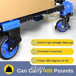 Chariot pliable robuste capacité de charge 440LB, modèle de base convertible