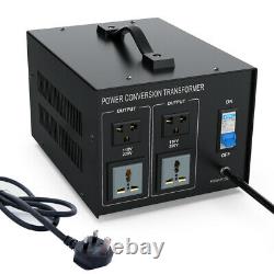 Convertisseur De Convertisseur De Tension De Puissance 8000w Lourd De Service Monter / Descendre 110v À 220v