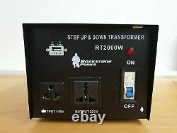 Convertisseur Rockstone Power 2000 Watt Heavy Duty Step Up/down Voltage Transformer