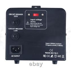 Convertisseur Transformateur de Tension 230V-110V 110V-230V 2000 W Haute Capacité