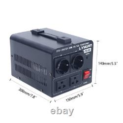 Convertisseur Transformateur de Tension 230V-110V 110V-230V 2000 W Haute Capacité