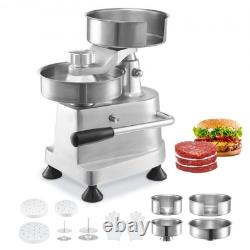 Distributeur de galettes commercial avec 3 moules convertibles de 4, 5 et 6 pouces en acier inoxydable robuste