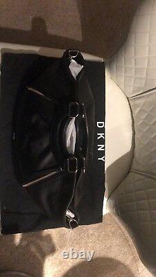 Dkny Pebbled Leather Top Handle Sac À Main Nouveau Avec Des Étiquettes