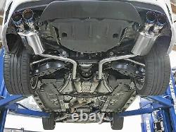 Échappement À L'essieu Arrière En Acier Inoxydable Takeda 2 304 Pour 2015-2019 Lexus Rc350 3,5l