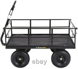 Gorilla Steel Utility Cart Heavy-duty 1 200 Lb 46. X 30. Convertisseur D’attelage