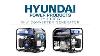 La Hyundai Compact Et Léger Hy3000ci Onduleur Générateur U0026 De