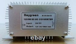 Nouveau Daygreen 24v À 12v 100a 1200w Robuste Quittera DC Inverter DC Convertisseur
