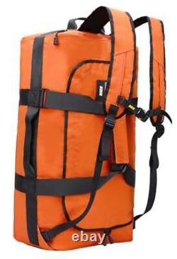 Sac à dos étanche Duffle durable convertible 40L orange