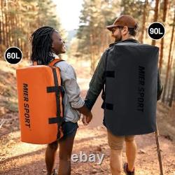 Sac à dos étanche Duffle durable convertible 40L orange