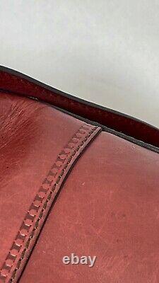Sacoche en cuir rouge FOSSIL Vintage Revival Satchel avec bandoulière croisée et sac messager