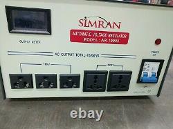 Simran Ar10000 Convertisseur De Tension Stabilisateur 220v Et 110v Transformateur 10000 Watt