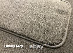 Tapis de voiture pour Mini Convertible F57 2016 en tapis en caoutchouc noir, bleu et gris sur mesure