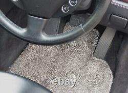 Tapis de voiture pour Mini Convertible F57 2016 en tapis en caoutchouc noir, bleu et gris sur mesure