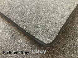Tapis de voiture pour Mini Convertible F57 2016 en tapis en caoutchouc noir, bleu et gris sur mesure