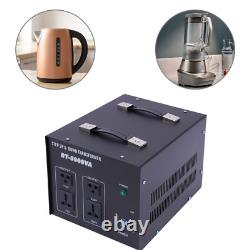 Transformateur de conversion de tension électrique 5000W, élévateur/abaisseur de puissance robuste