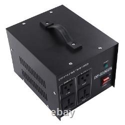 Transformateur de puissance avec bobine en cuivre rouge, convertisseur de tension renforcé de 3000W
