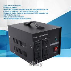 Transformateur de puissance en cuivre rouge à bobine lourde Convertisseur de tension renforcé 3000W