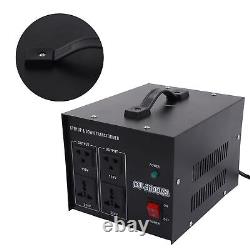 Transformateur de puissance en cuivre rouge à bobine lourde Convertisseur de tension renforcé 3000W