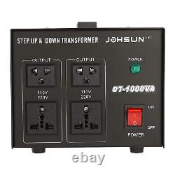 Transformateur de tension 800W haute résistance, AC 220V à 110V, élévateur/abaisseur