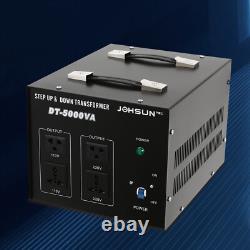 Transformateur de tension électrique 5000W à usage intensif, élévateur/abaisseur