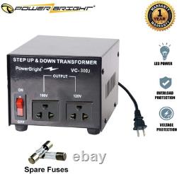Transformateurs de tension japonais 300 Watts, élévateurs et abaisseurs Japon 300