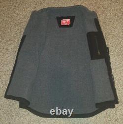 Veste Milwaukee pour hommes doublée de sherpa de haute qualité en coton Taille X-Large Noir