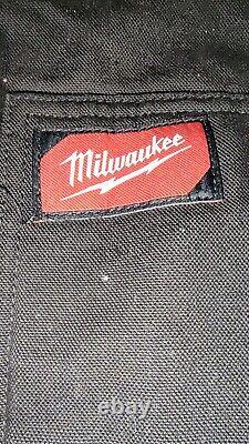 Veste Milwaukee pour hommes doublée de sherpa de haute qualité en coton Taille X-Large Noir